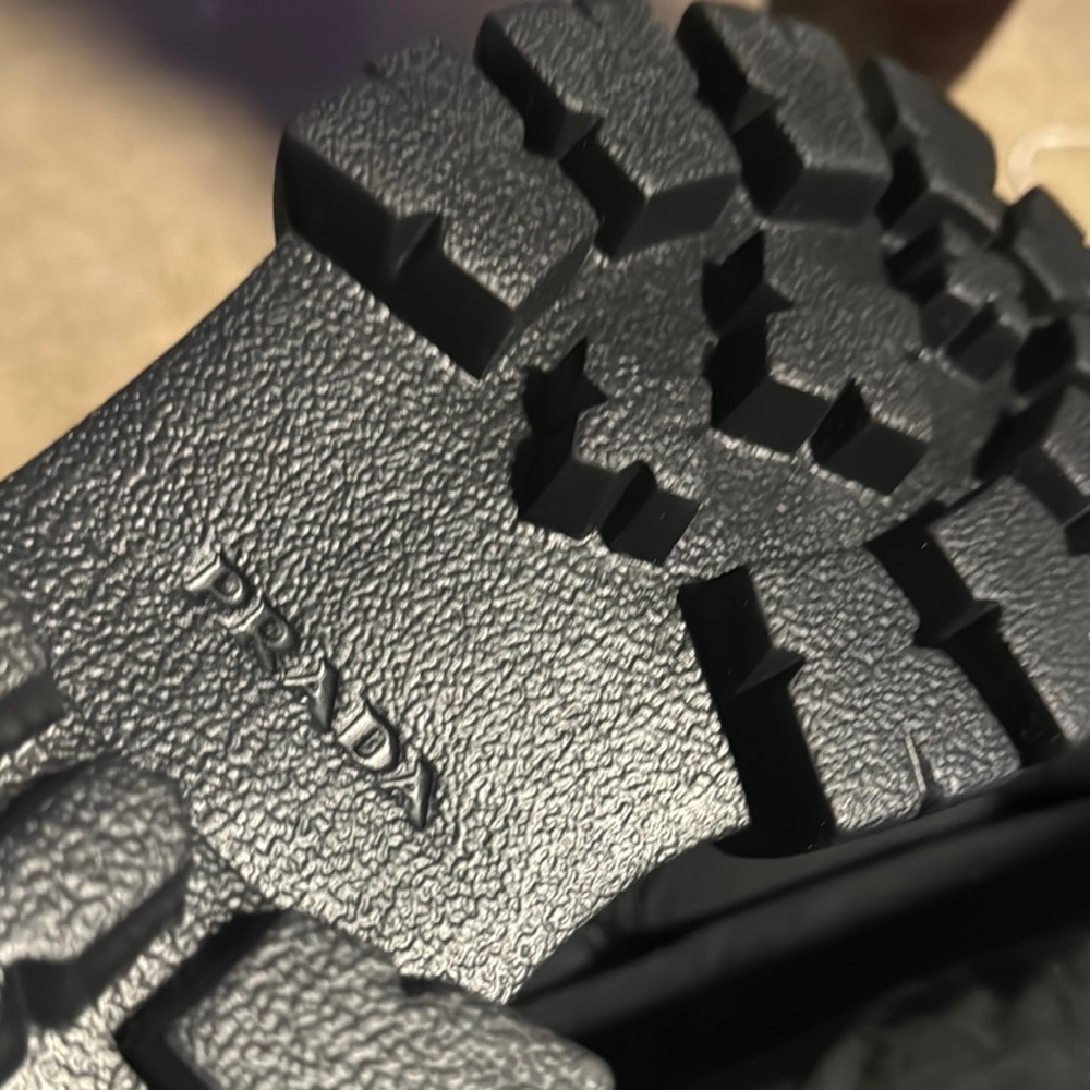 Prada Black Chunky Sole Boots - Picture 4 of 6